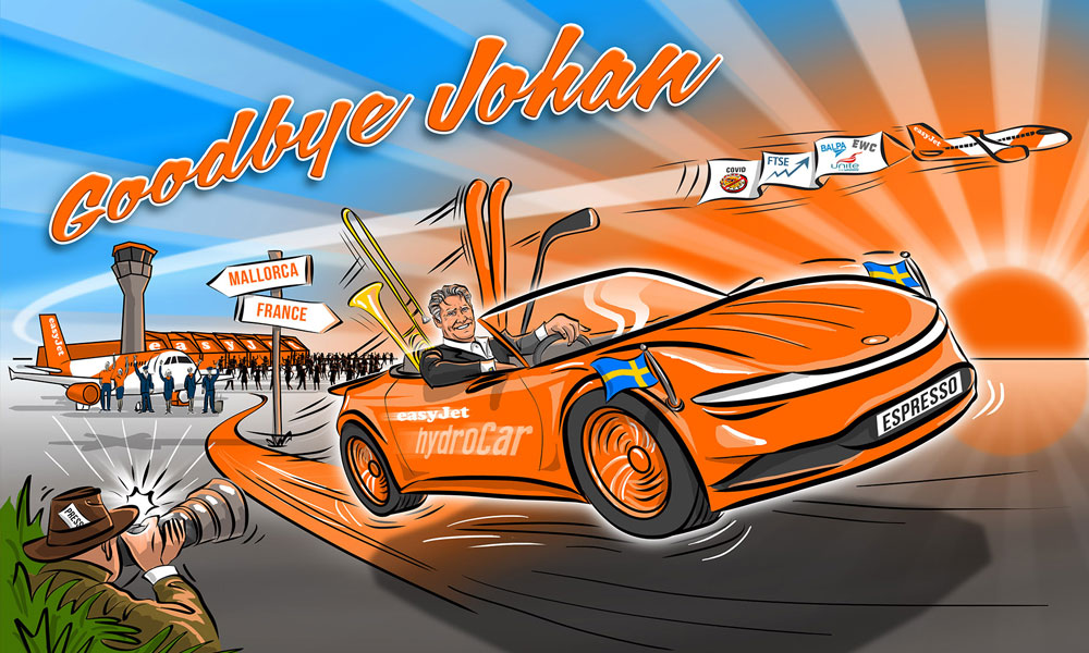 Cartoon Leaving Card for CEO